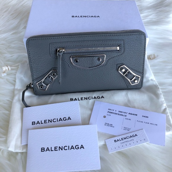 Balenciaga Handbags - Balenciaga Metallic Edge Wallet
